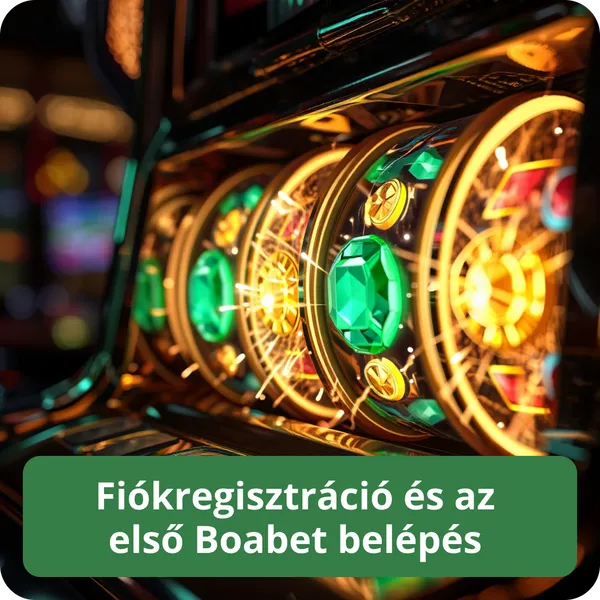 Fiókregisztráció és az első Boabet belépés